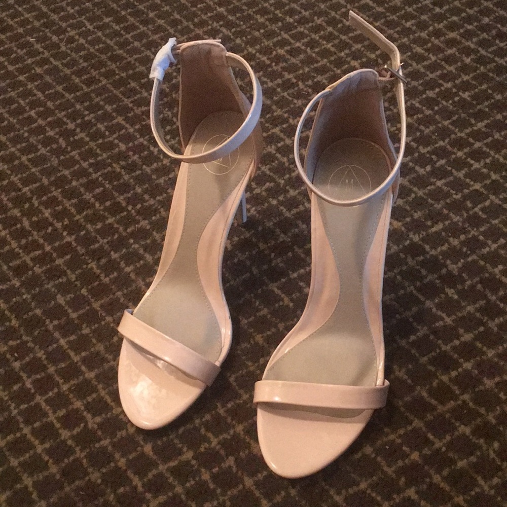 Nude Open Toe Heels
